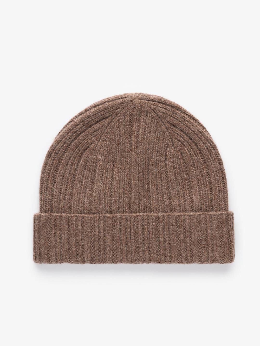Mid Brown Cashmere Beanie