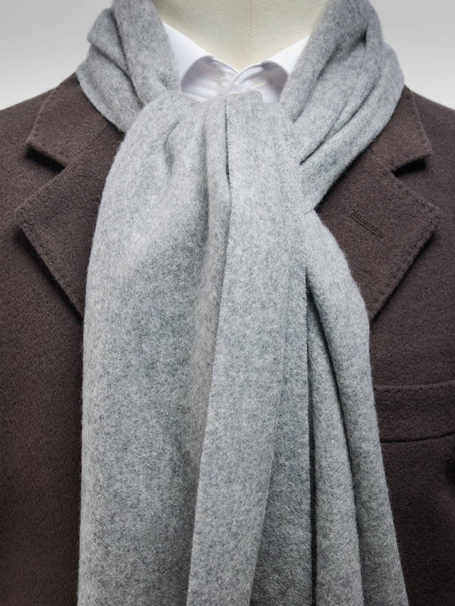 Light Grey Winter Scarf