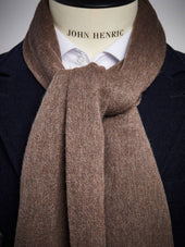Mid Brown Cashmere Scarf