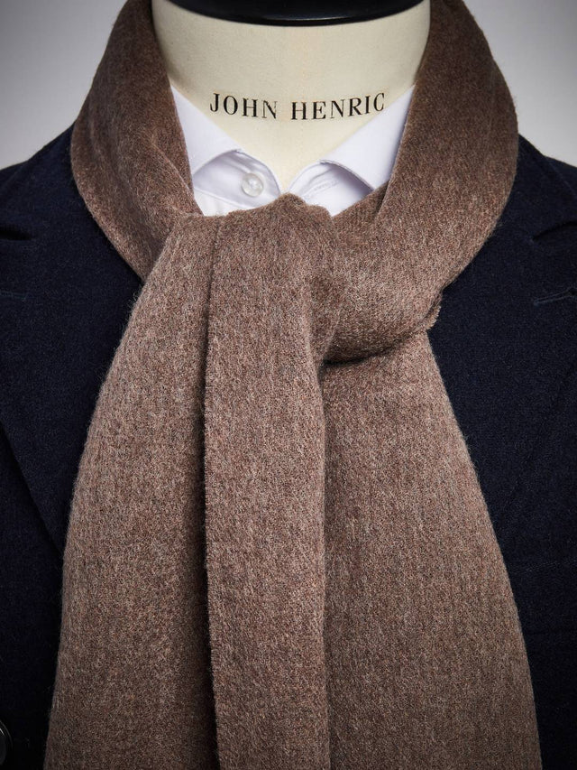 Mid Brown Cashmere Scarf