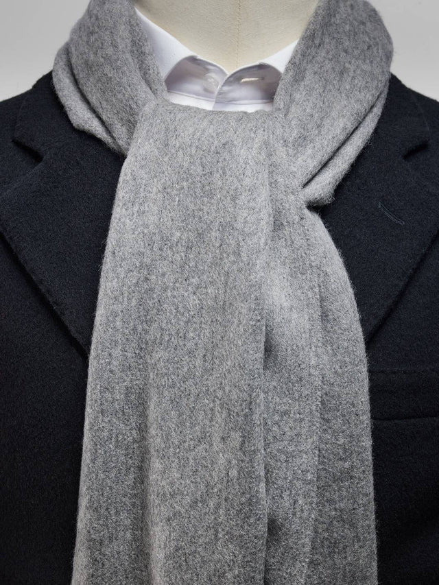 Light Grey Cashmere Scarf