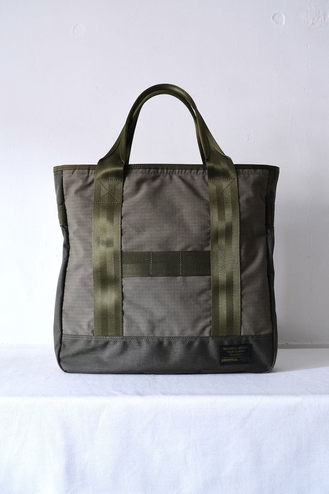 FUJITO × BRIEFING Flyers Tote Olive | Directors Web Shop powered by BASE