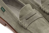CORAUX/CUIR NATUREL-VELOURS TILLEUL