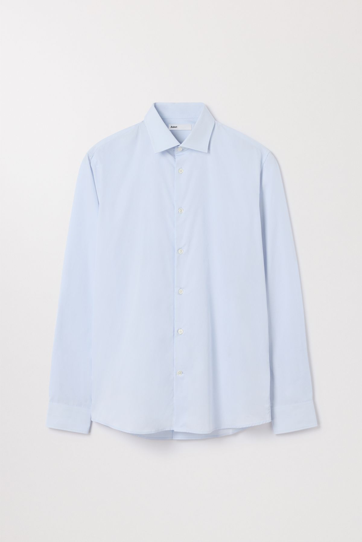 Light Poplin Shirt Organic Supima Cotton Asket