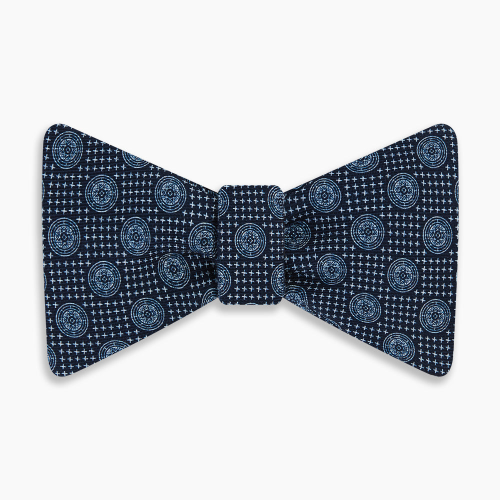 Medallion Silk Bow Tie