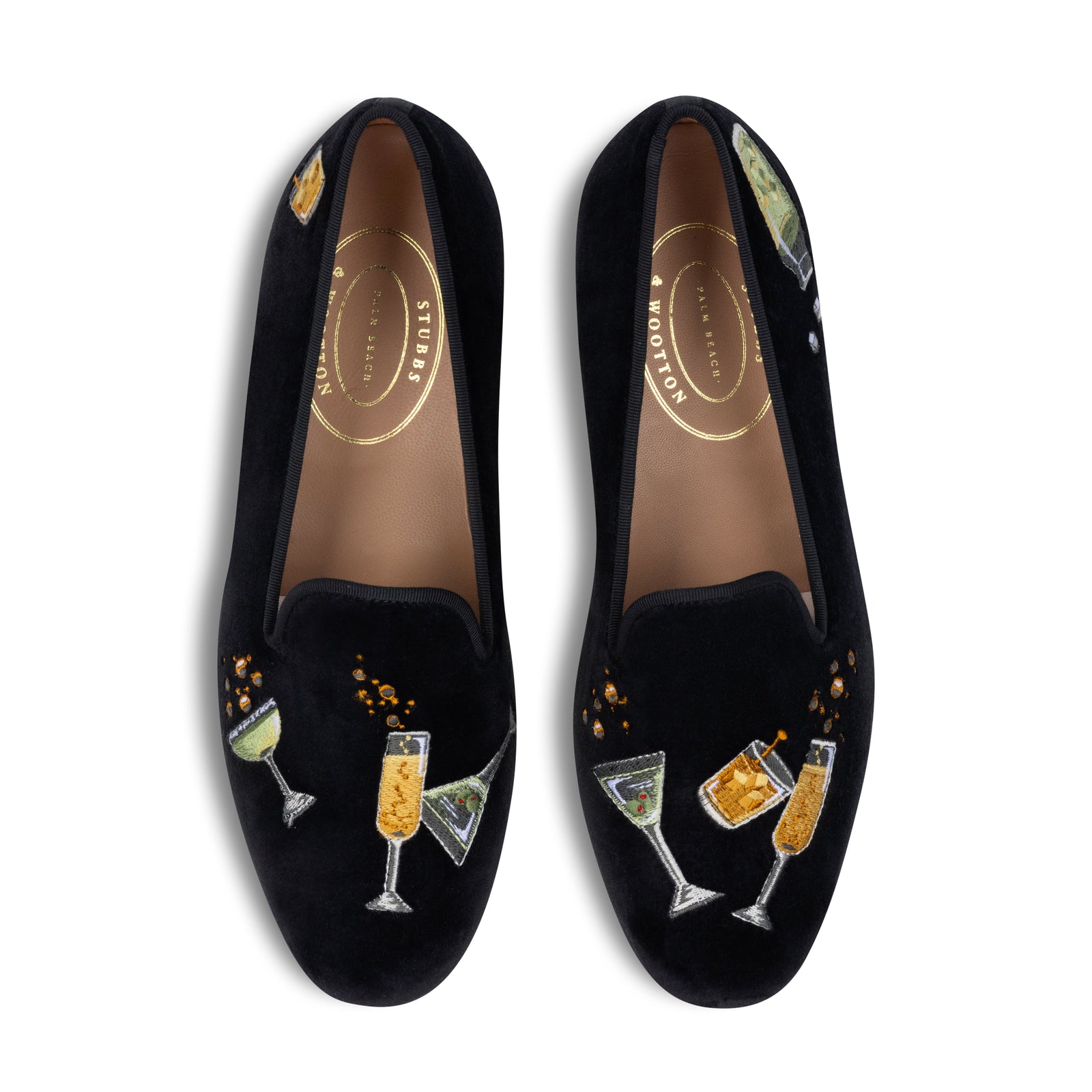 Celebrate Black Velvet Slipper (Men)