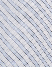 Chemise Classique Manches Courtes Carreaux Bleus