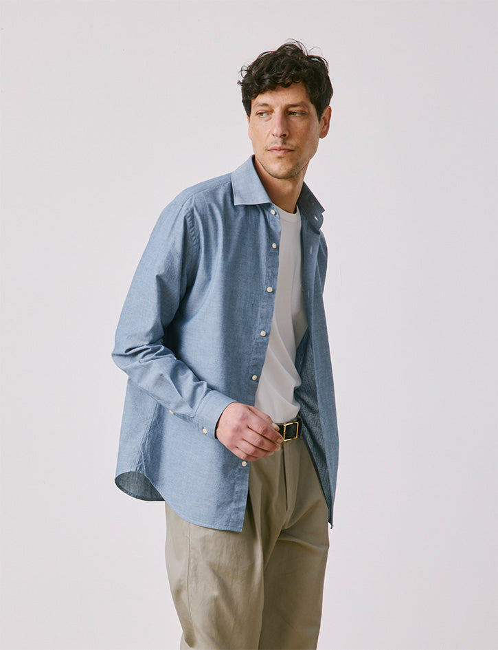 Chemise Aristote En Bleu