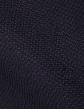 Chemise Aristote En Jersey De Laine Vierge Bleu Marine