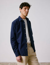 Chemise Auguste en denim bleu marine