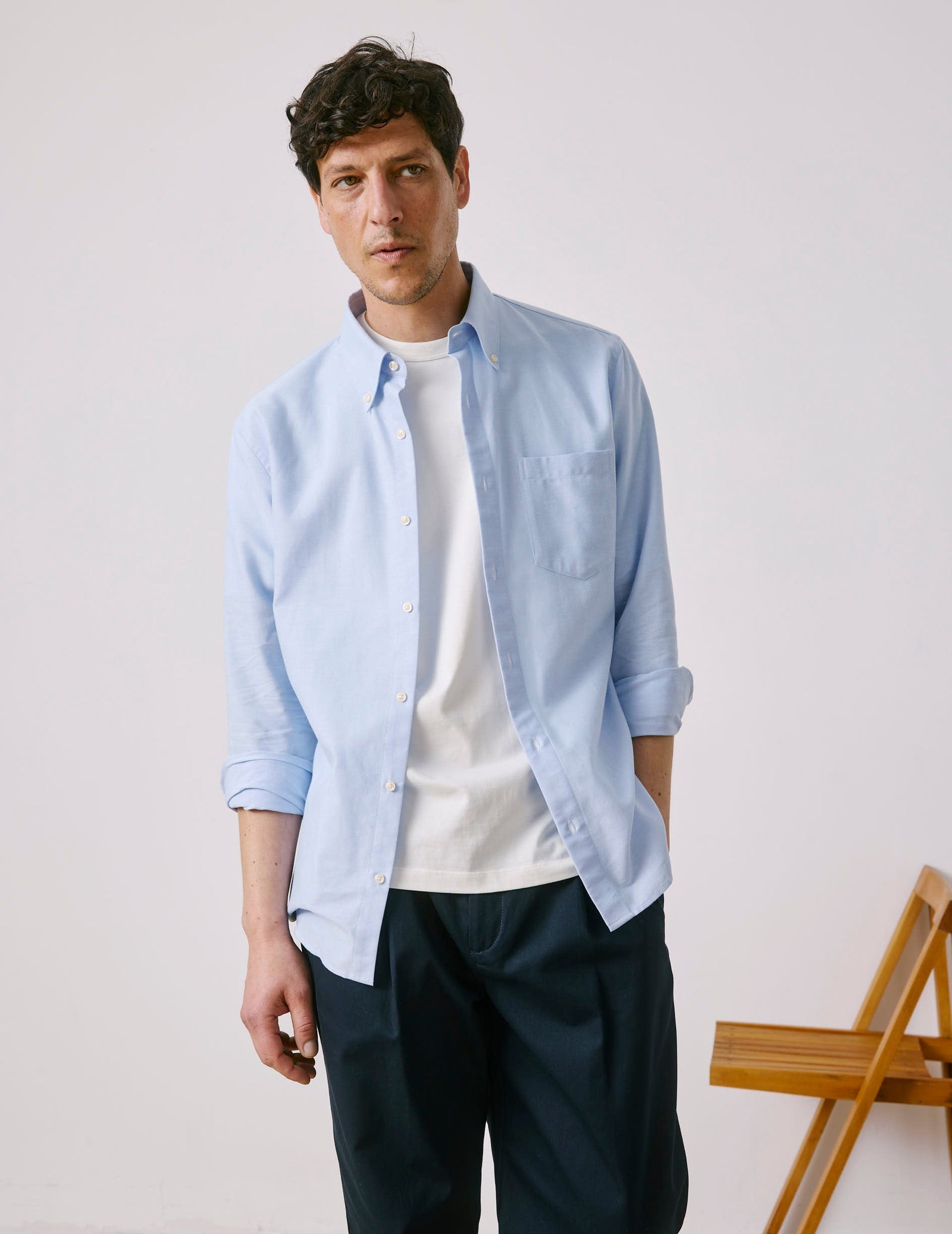 Chemise Aur Lien Bleue