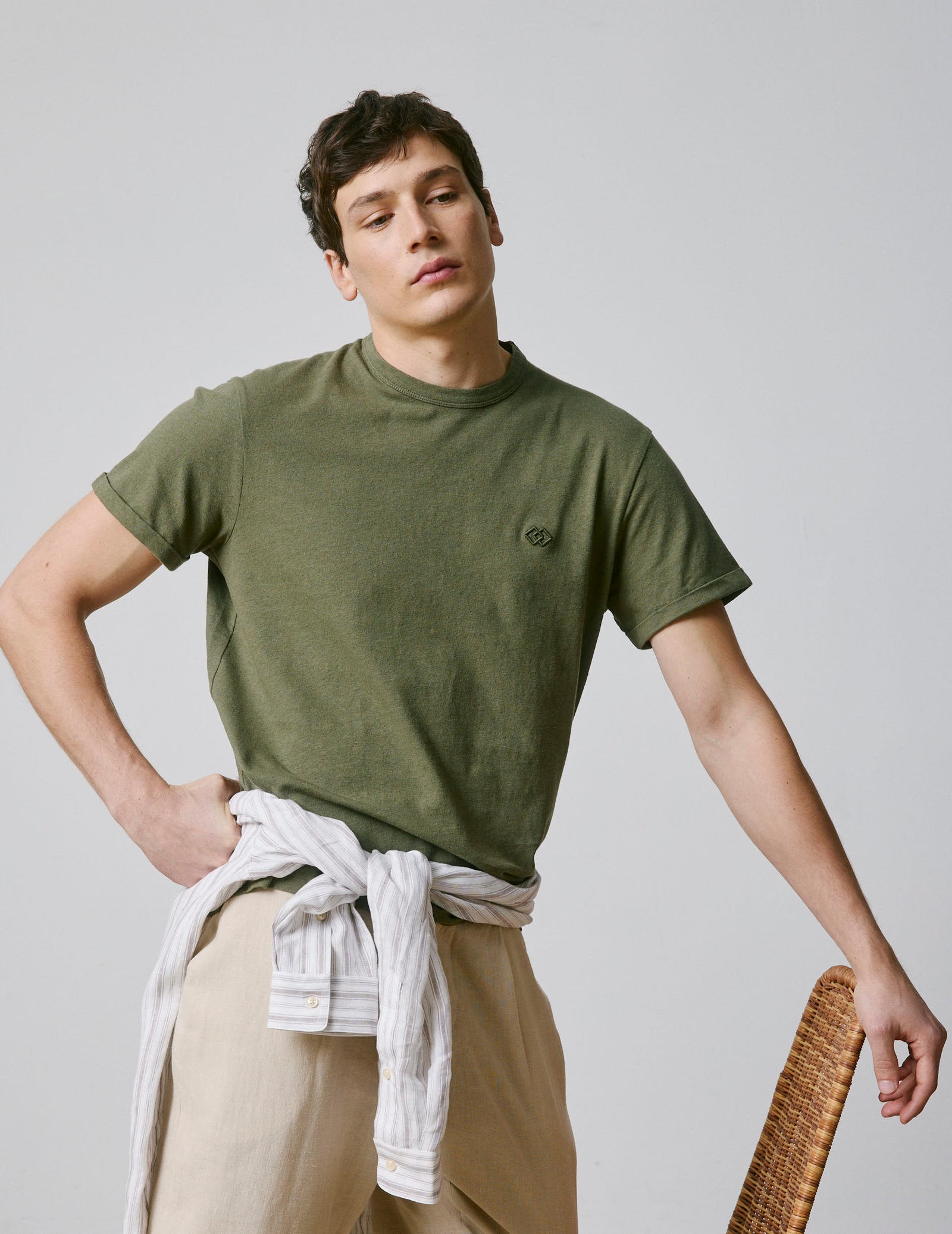 Benny Cotton And Linen T Shirt