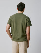 T Shirt Benny En Coton Et Lin Kaki
