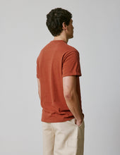 T Shirt Benny En Coton Et Lin Rouille