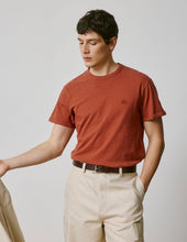 T Shirt Benny En Coton Et Lin Rouille