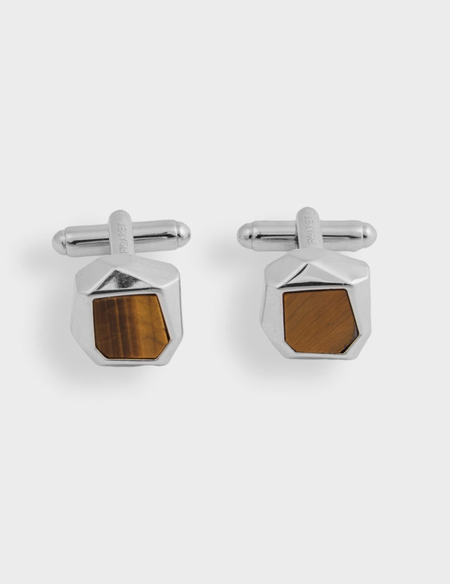 Silver cufflinks