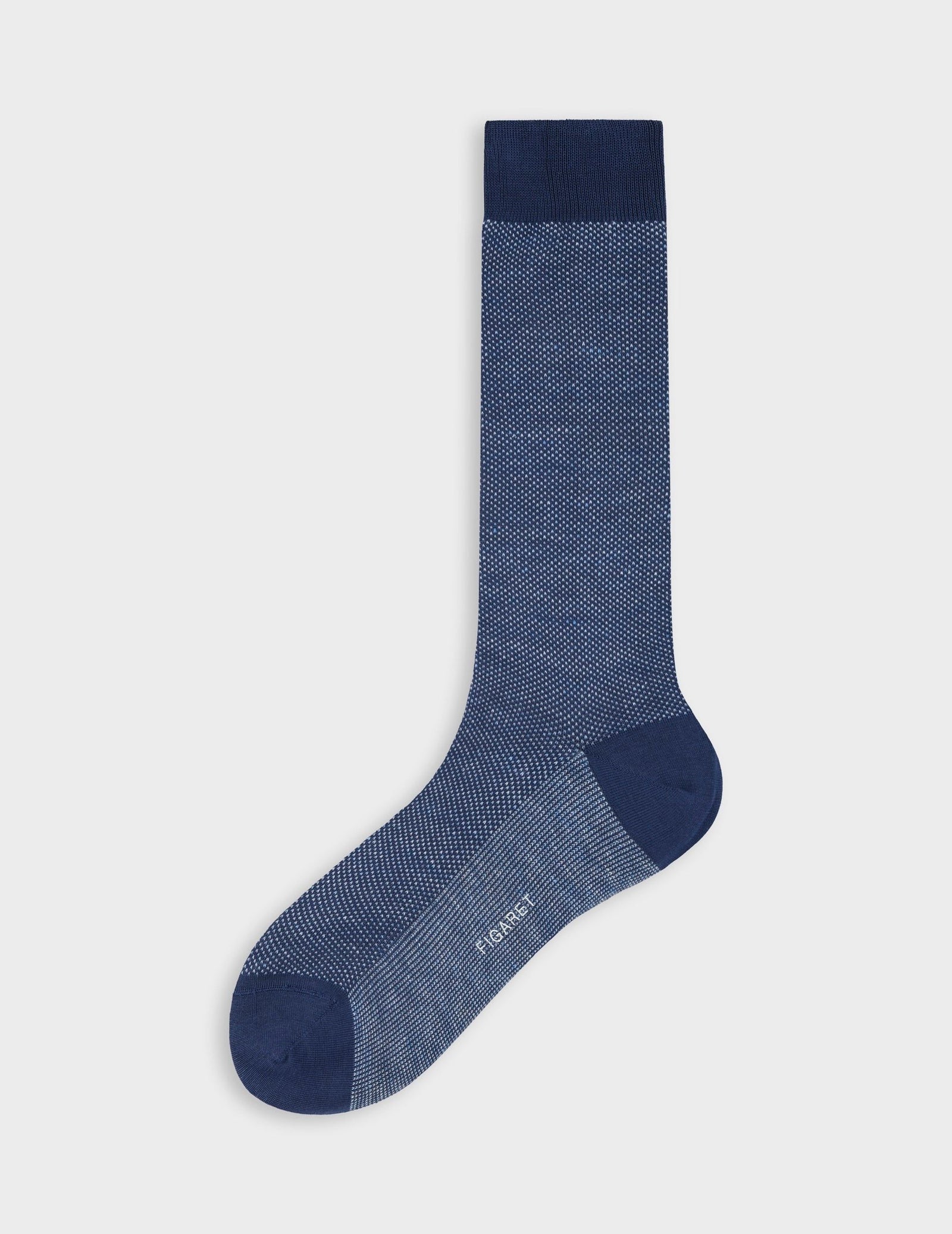 Chaussettes En Coton Et Lin Dessin Bleu