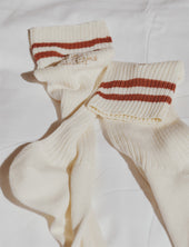 Chaussettes C Tel Es Crues Rayures Rouille