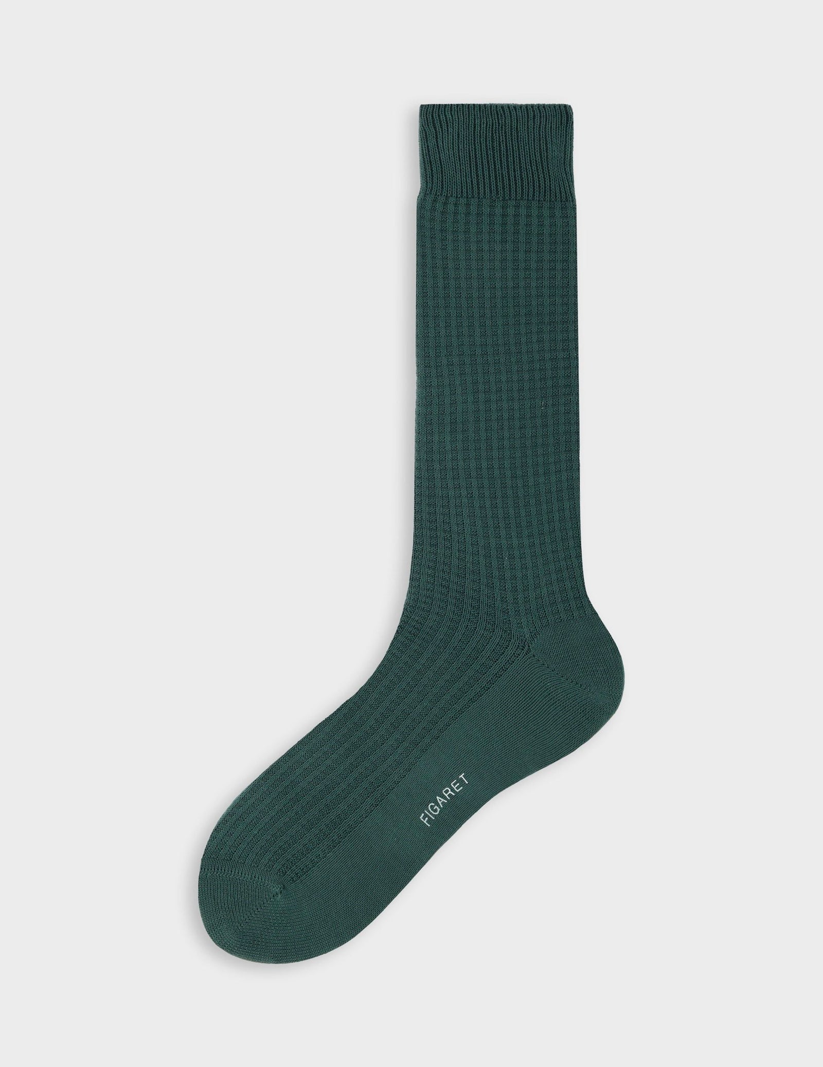 Chaussettes En Coton Nid D Abeille Verte