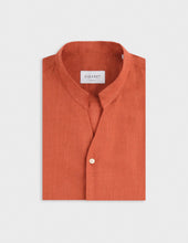 Chemise Carl En Lin Rouille