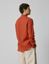 Chemise Carl En Lin Rouille