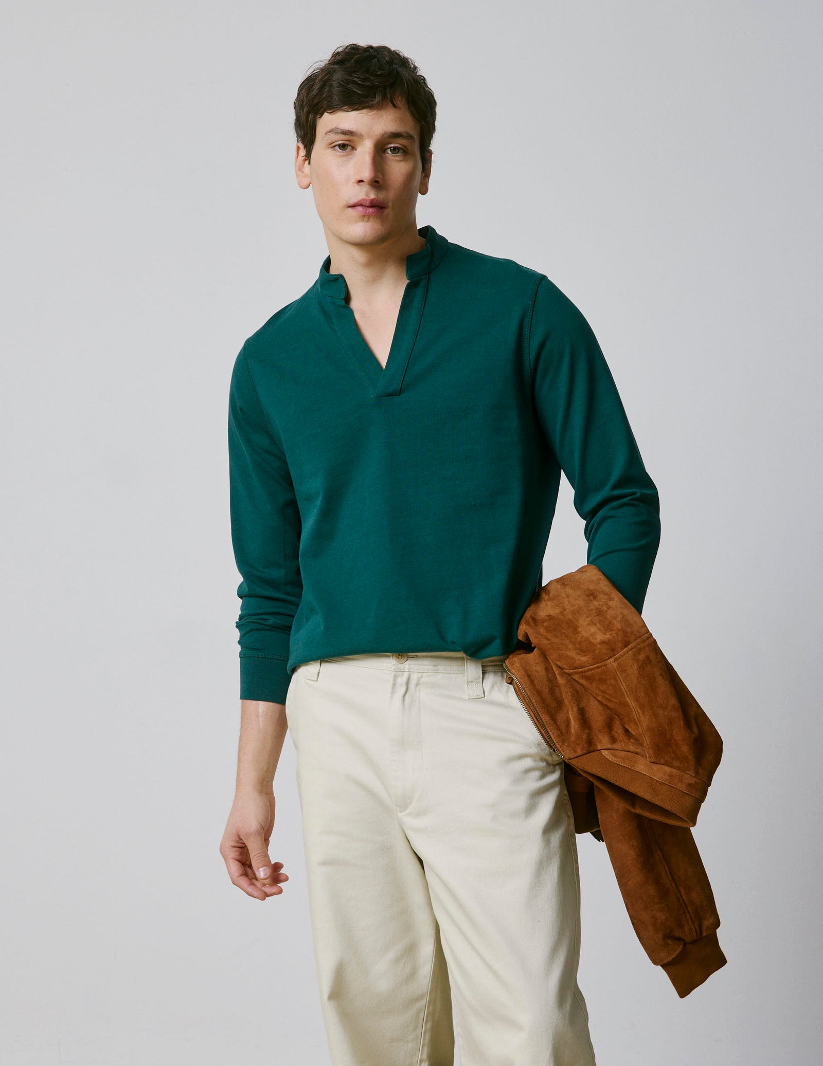 Charles Dark Cotton T Shirt