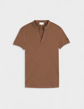 T Shirt Charly En Coton Marron Fonc