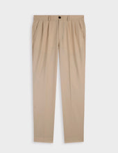 Pantalon De Costume Driss En Laine Vierge Beige