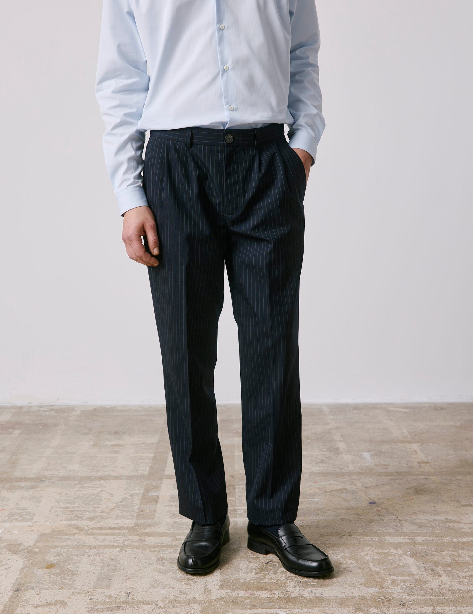 Driss Virgin Wool Suit Pants