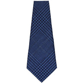 Maison Hellard Bespoke Linen Tie Light Glencheck