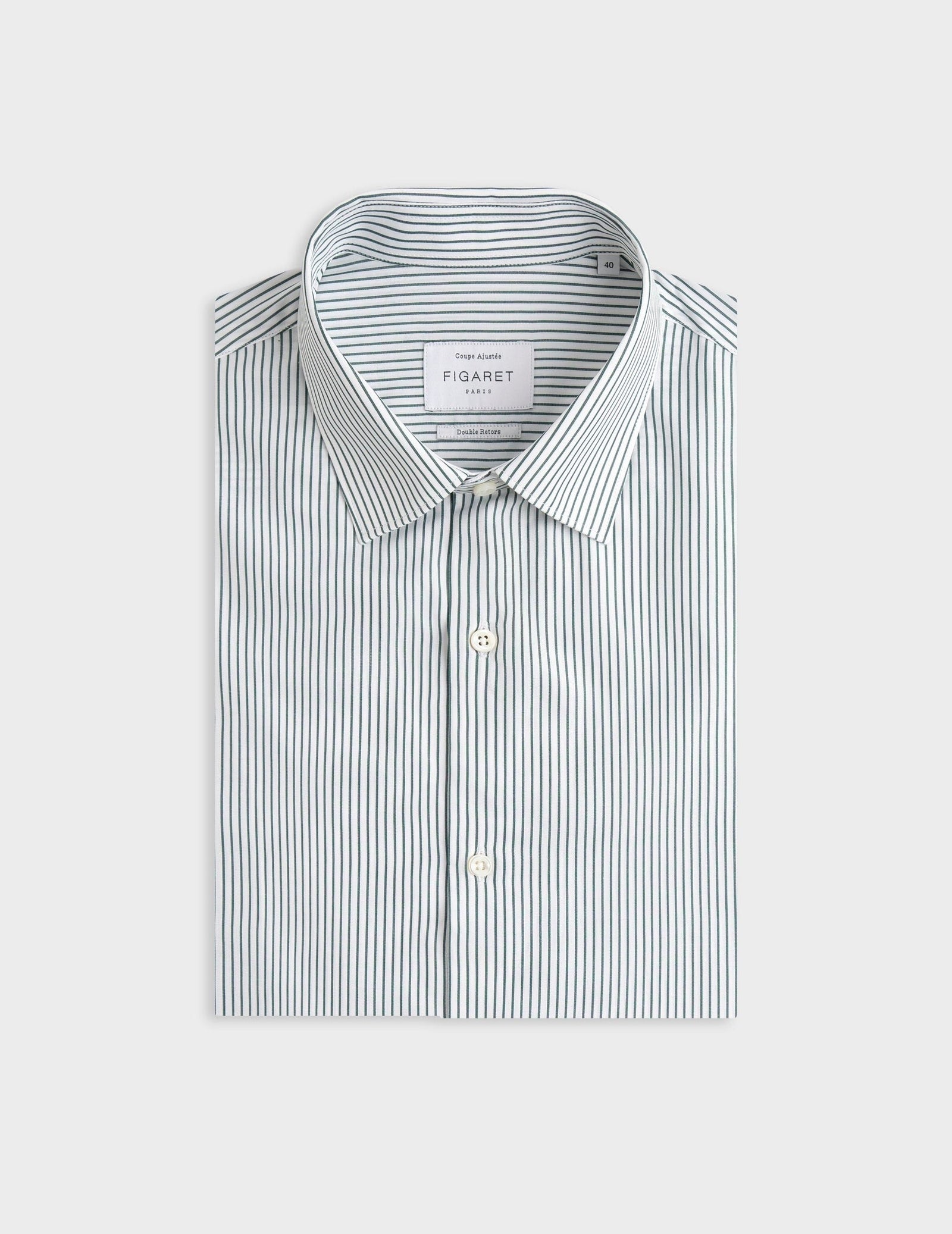 Chemise Ajust E Ray E Verte