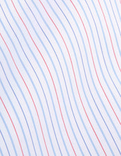 Semi Fitted Red Striped Shirt