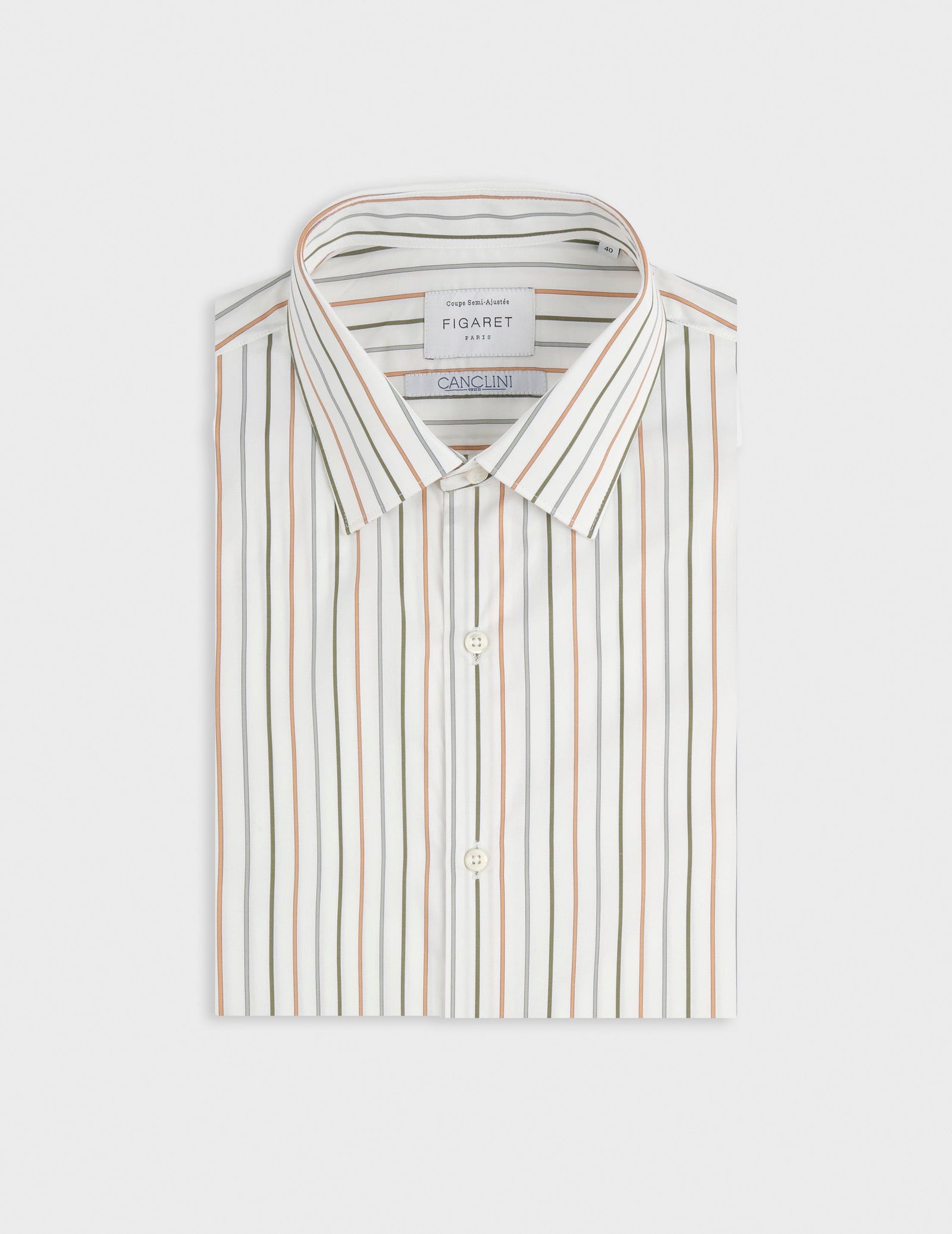 Chemise Semi Ajust E Ray E Beige