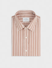 Classic striped brown shirt