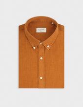 Chemise Gaspard En Lin Marron
