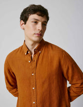 Chemise Gaspard En Lin Marron
