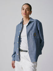 Chemise Mixte Gu Thary Bleue