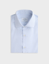 Classic striped light blue Travel shirt
