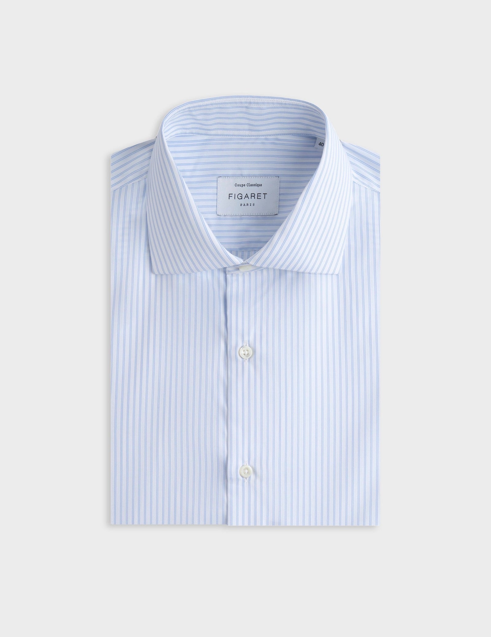 Chemise Classique Voyage Ray E Bleu Clair
