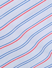 Semi Fitted Striped Red Shirt