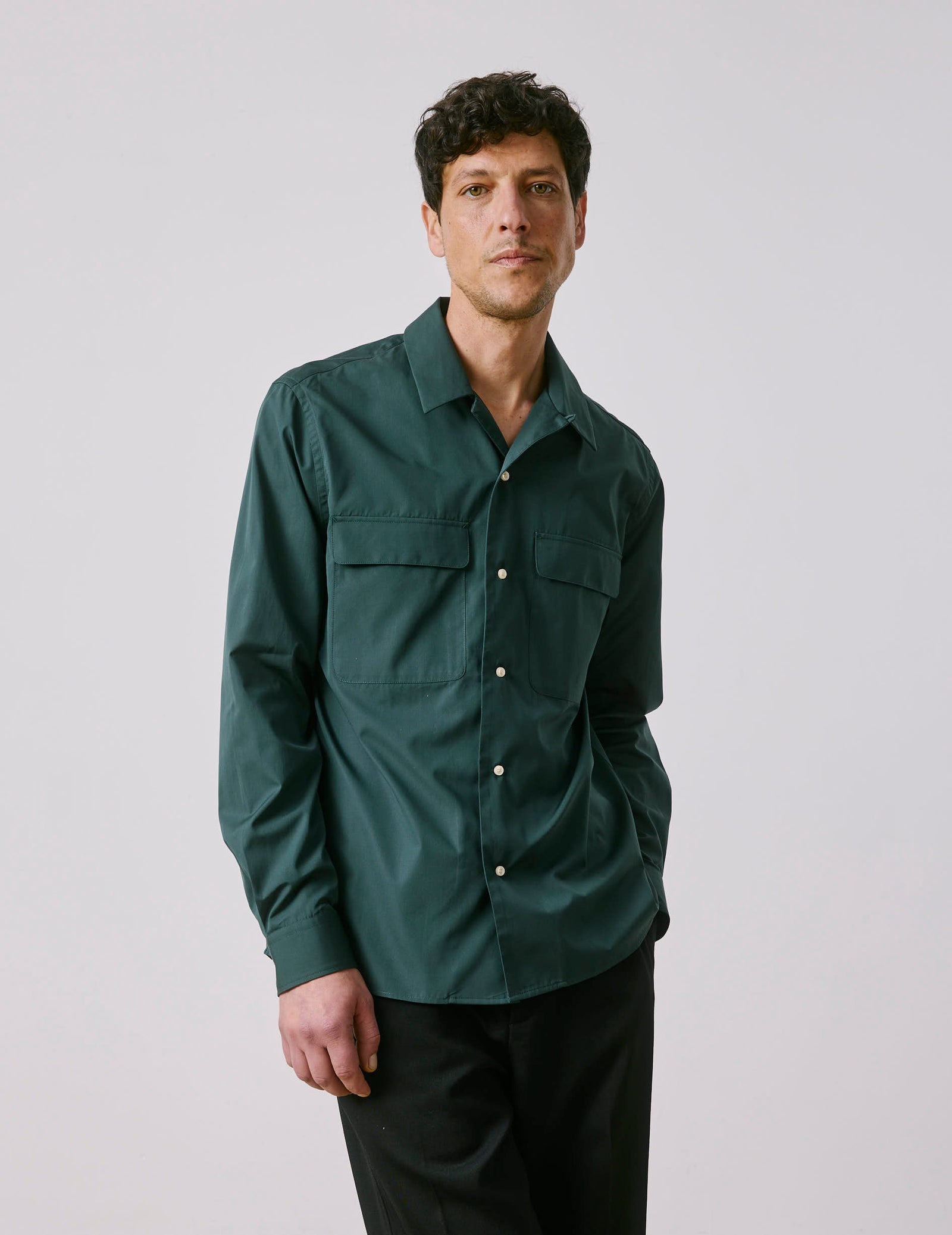 Chemise Ivano Verte Fonc E