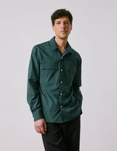 Chemise Ivano verte foncée