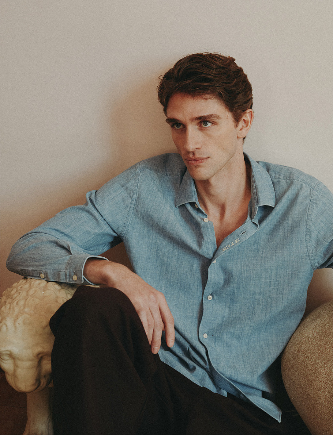 Chemise Mixte Je T Aime Bleue