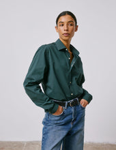Chemise Mixte Je T Aime Verte Fonc E