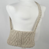 12k Aran Shoulder Bag In Linen Cotton Inverallan Ltd
