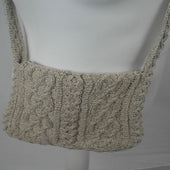 12k Aran Shoulder Bag In Linen Cotton Inverallan Ltd