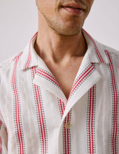 Chemise Leandre Manches Courtes Ray E Bordeaux