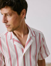 Chemise Leandre Manches Courtes Ray E Bordeaux