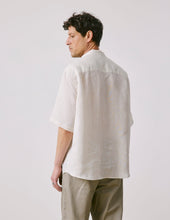 Chemise Leon Manches Courtes En Lin Cru