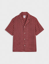 Chemise Lois Manches Courtes En Lin Ray Bordeaux